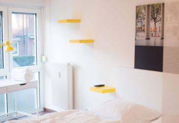 Möbliertes Apartment mit Boxspringbett am Ponttor