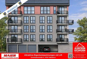 Neubau Waldshut - 3,0 Zimmerwohnung Obergeschoss mit Lift