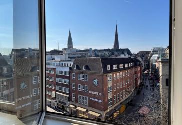 BESTE AUSSICHTEN! Helles Büro mit Ausblick auf Altstadt und Sögestraße - Top Lage!