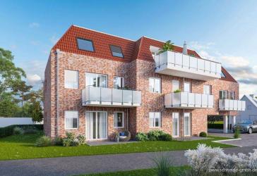 Urbanes Wohnen! Neubau 3-Zimmer 1.Obergeschosswohnung mit Süd-Balkon - Direkt vom Bauträger-