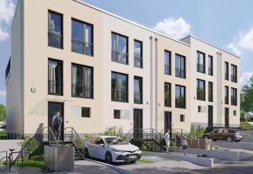 Reihenhaus im Stadtzentrum mit ausgebautem Studio, Dachterrasse und Terrasse