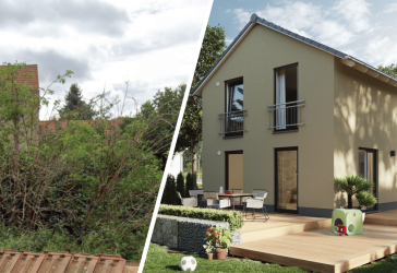 Das flexible Haus für schmale Grundstücke in Möbisburg