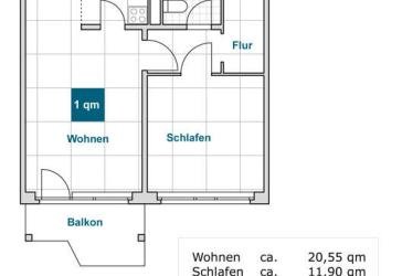 2-Zimmer-Wohnung