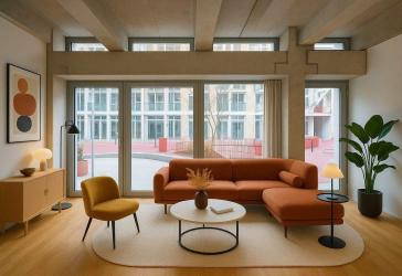 Sonnendurchflutete 2-Zimmer-Wohnung mit stilvoller Ausstattung und Balkon