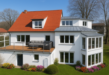 Seegrundstück mit Einfamilienhaus + Ferienwohnung + Badestelle