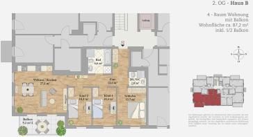 ERSTBEZUG - SCHÖNE 4-RAUM WOHNUNG IM 2.OG – Dresden – Vorschaubild 2