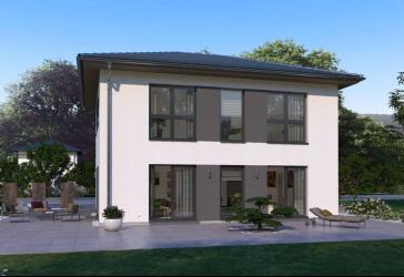 MODERNES WOHNHAUS MIT ELEGANTEM WALMDACH