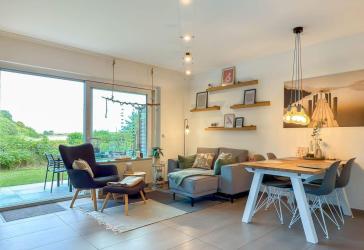 Ferienvermietung erlaubt - Moderne 2-Zimmer Erdgeschosswohnung am Deich