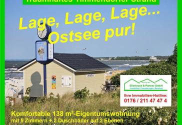 Neuwertige 5-Zi.-Eigentumswohnung (300 m zum Strand)