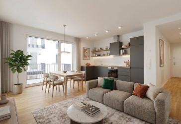 Erster Monat kaltmietfrei! Moderne 2-Zimmerwohnung mit Balkon ruhigem Hinterhaus!