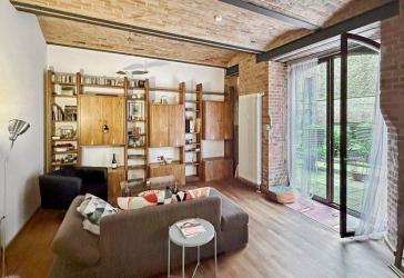 Loftiges Wohnen mit Industriecharme - 2-Zimmer-Terrassenwohnung in ehemaliger Knopffabrik