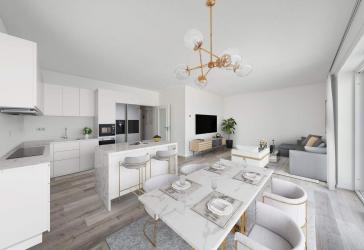Exklusives Wohnen zentral gelegen: 3 Raum Wohnung mit Balkon - Erstbezug