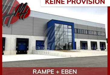 KEINE PROVISION - RAMPE + EBEN - Lager-/Logistik (3.300 m²) & Büro (900 m²)