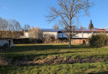 3000 m2 Grünfläche mit solidem Rohbauhäuschen im Stadtzentrum