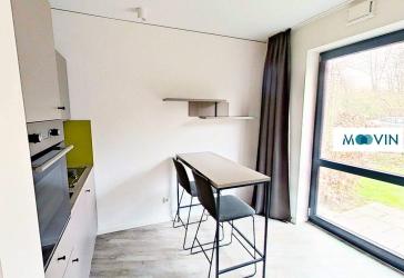 URBAN BASE: Vollmöbliertes 1-Zimmer-Large-Apartment mit EBK, TERRASSE, ALL-IN-MIETE, UVM. am Rheinufer