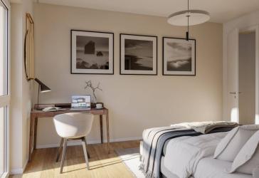 NEUBAUPROJEKT LANGE 30 - Lichtbetonte 2-Raum-Wohnung mit Loggia und feiner Wohnästhetik