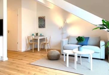 Wohnen auf Zeit: 1,5-Zimmer-Wohnung mit Südwest-Balkon in Hamburg-Marienthal