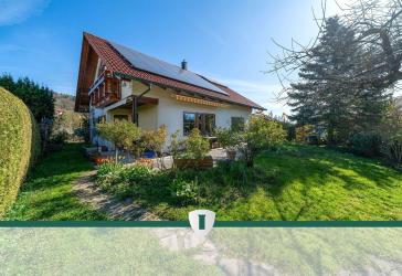Attraktives, effizientes Einfamilienhaus mit traumhaftem Garten in ruhiger, idyllischer Ortsrandlage