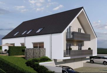 NEUBAU in Brotdorf - ETW mit 67 m² Wfl. - Balkon - Tiefgarage - Außenstellplatz - Wärmepumpe -