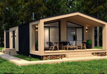 Neubau eines Bungalows auf 1050 m² Grundstück