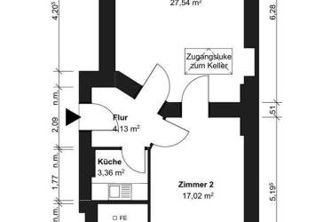 Wohnen, arbeiten, vermieten - Modernisiertes Ladenbüro als Wohnung nutzbar