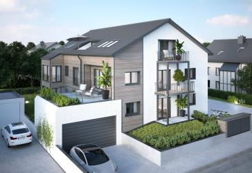 Lichtdurchflutete Dachwohnung mit Balkon in absolut ruhiger Lage