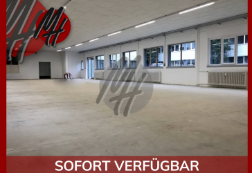 SCHNELL VERFÜGBAR - Lagerflächen (500 m²) zu vermieten