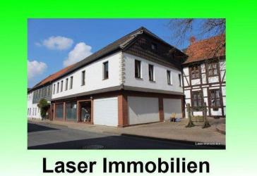 Schöppenstedt zentral: 3 Häuser=ein Preis, Doppelgarage, Gewerbeeinheit etc., prov.-frei, Preis VB