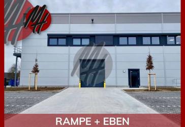SCHNELL VERFÜGBAR - RAMPE + EBEN - Lager (1.100 m²) & Büro-/Sozial (180 m²)