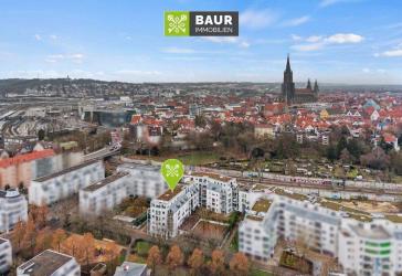 360° I Urban und Komfortabel! 3-Zimmer-Wohnung in Ulm mit TG-Stellplatz und Terrasse!