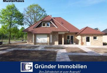 Provisionsfrei für Käufer! Klimafreundliche Exklusivität - Winkelwalmdachbungalow