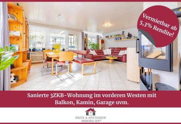 Eigennutz oder Vermietung: Sie haben die Wahl im vorderen Westen!