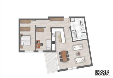 Drei-Zimmer Wohnung im 1.OG mit Balkon