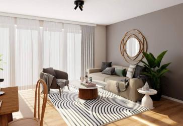 Attraktive Wohnung mit zwei Bäder und Loggia