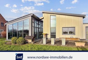 Greetsiel - Modernes Wohnhaus + 400 m² Gewerbe zu verkaufen