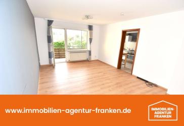 Leerstehende Zwei-Zimmer-Wohnung mit Balkon und Südausrichtung in Top-Lage von Bamberg