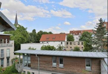 (EF1287_M) Erfurt: Altstadt, möblierte Wohnung mit Dachterrasse nahe 'Klein Venedig', TG-Stellplatz möglich