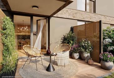 Barrierefreie 4-Zimmer-Wohnung mit ca. 120 m² samt Badewanne, Dusche, Gäste-WC und Balkon