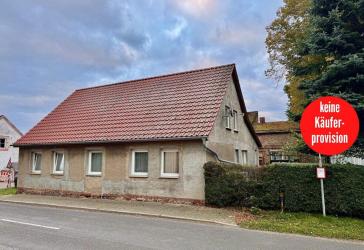 HORN IMMOBILIEN ++ RESERVIERT++Einfamilienhaus bei Gartz/Oder in ruhiger Lage und mit Ausbaureserve