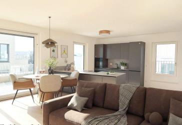 Lichtdurchflutet, modern, einzigartig Neubau-Penthouse-Wohnung