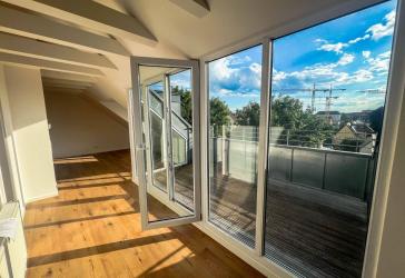 Preisgünst, Erstbezug, 3 1/2-Zi.-DachterrETW. 85qm Westlage freie Sicht nur 578000,-