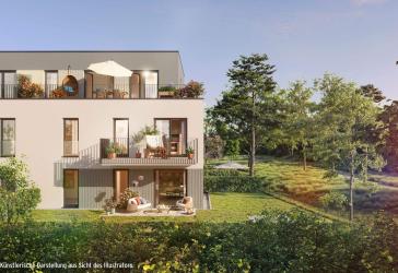 Durchdachte 2-Zimmer-Wohnung mit großzügiger Dachterrasse
