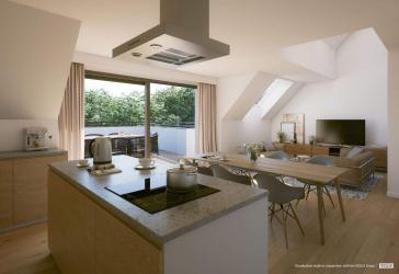 Schöne 4-Zi.-Maisonette-Wohnung mit toller Dachterrasse