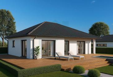 Preiswerter 108 m² Bungalow inkl. 810 m² Grundstück in Großhelmsdorf bei Eisenberg