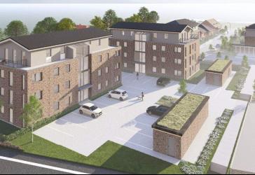 Neubauwohnquartier in Aurich-Extum: KFW 40+ NH QNG Obergeschosswohnung in Sackgassenlage!