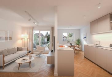 Perfekte 2 Zimmer Wohnung mit idealem Grundriss und Süd-Loggia!