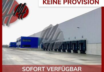 KEINE PROVISION - SCHNELL VERFÜGBAR - RAMPE + EBEN - Lager (8.000 m²) mit Büro (600 m²)