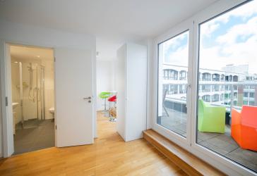 Kompakt, modern, wertbeständig - Studentenapartment mit Balkon