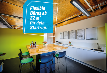 Flexible Büroflächen für dein Start-up // ab 22 m²