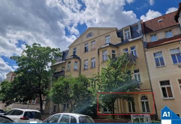 Helle 3-Zimmer-Wohnung in historischem Gebäude in Halle (Saale) - Ideal für Kapitalanleger